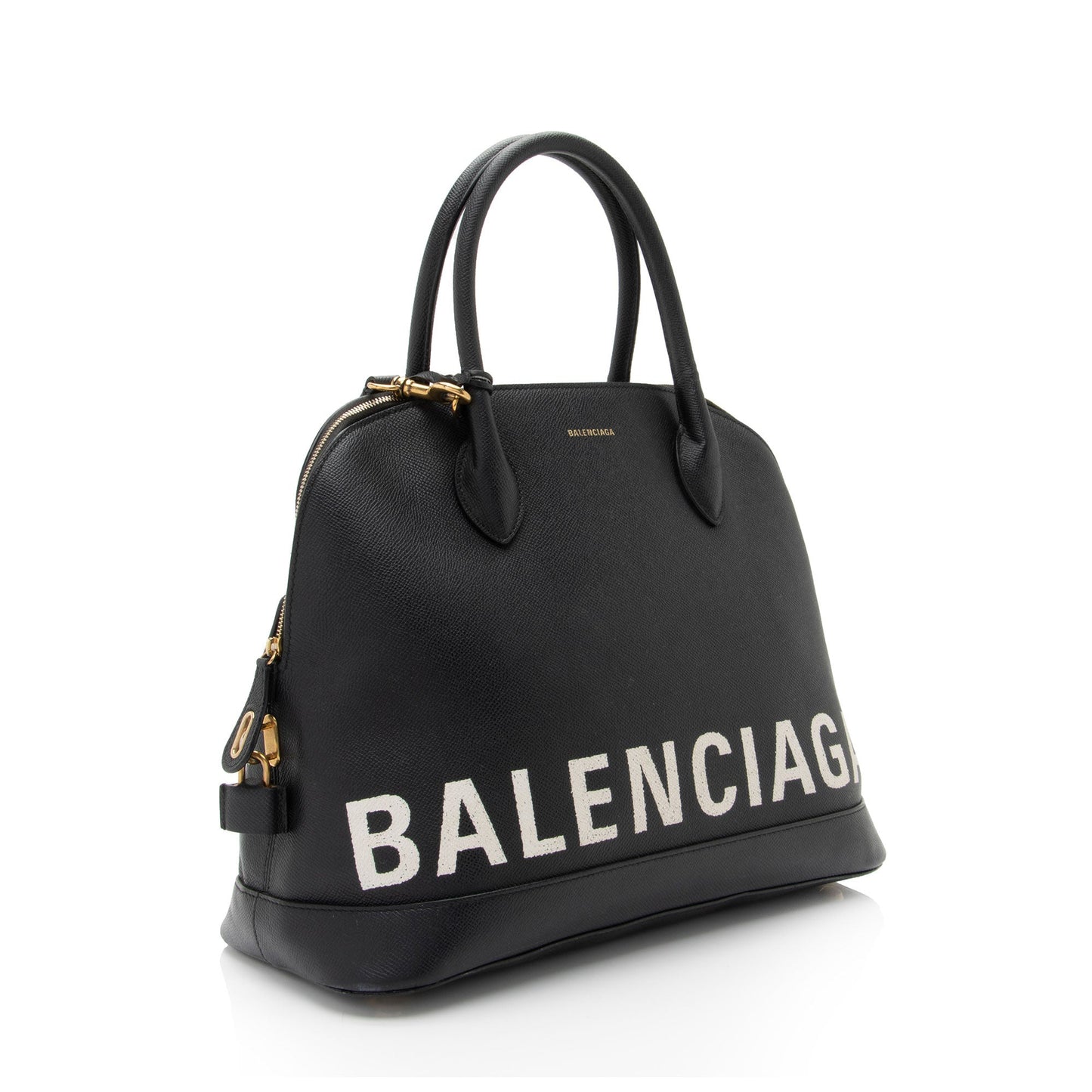 Luxury Balenciaga Grained Calfskin Ville Medium Top Handle Bag (SHF-MH72LN)