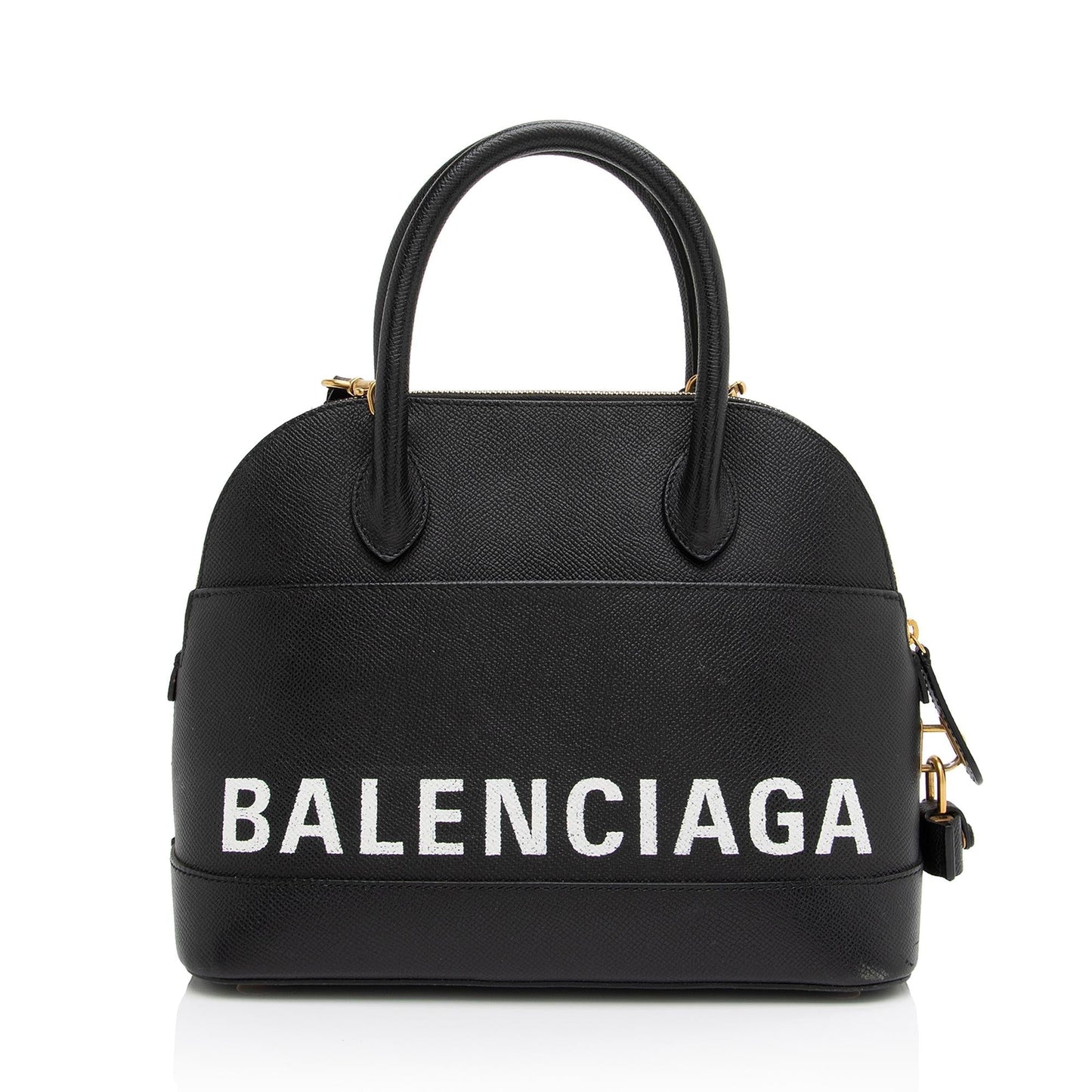 Luxury Balenciaga Grained Calfskin Ville Small Top Handle Bag (SHF-GKQvmA)