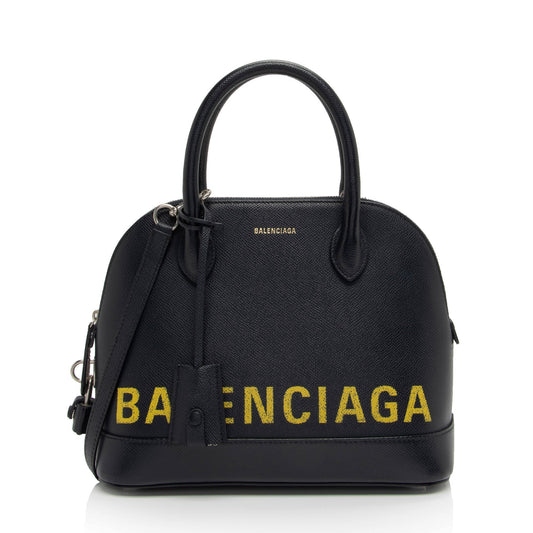Luxury Balenciaga Grained Calfskin Ville Small Top Handle Bag (SHF-qe8paK)