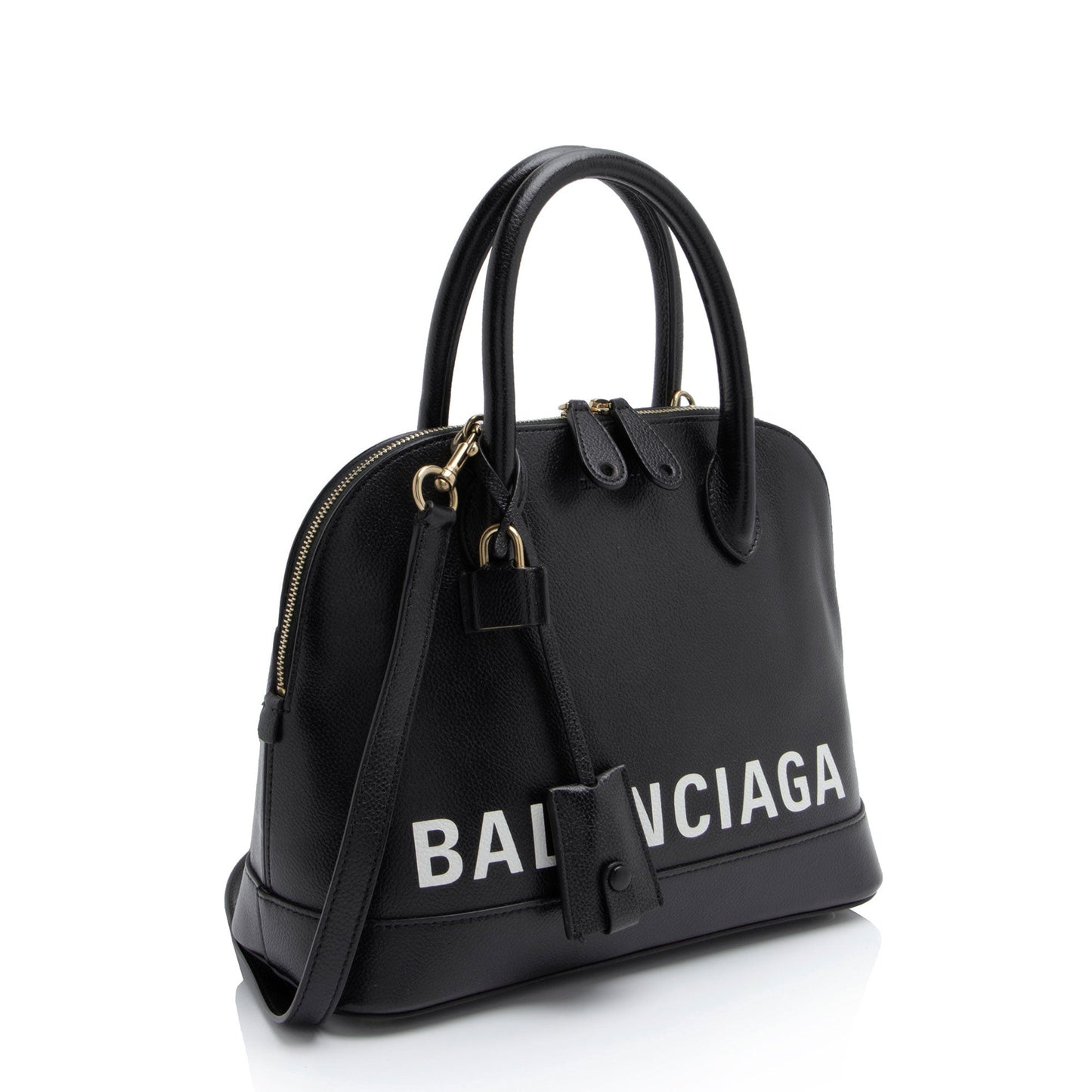 Luxury Balenciaga Grained Calfskin Ville Small Top Handle (SHF-3hXSBG)