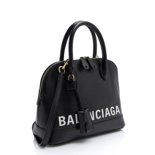 Luxury Balenciaga Grained Calfskin Ville Small Top Handle (SHF-3hXSBG)