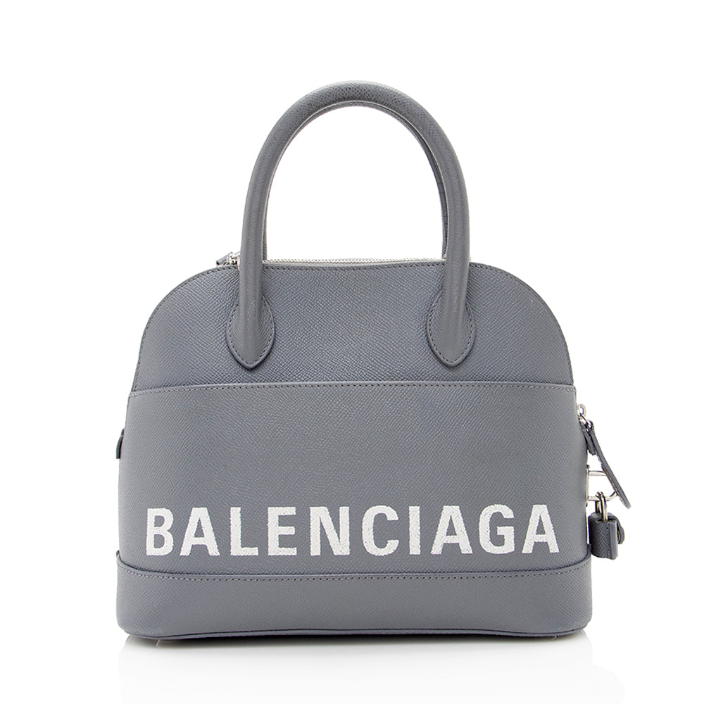 Luxury Balenciaga Grained Calfskin Ville Top Handle Bag (SHF-20176)