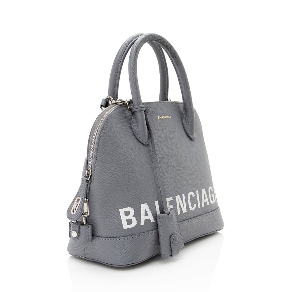 Luxury Balenciaga Grained Calfskin Ville Top Handle Bag (SHF-20176)