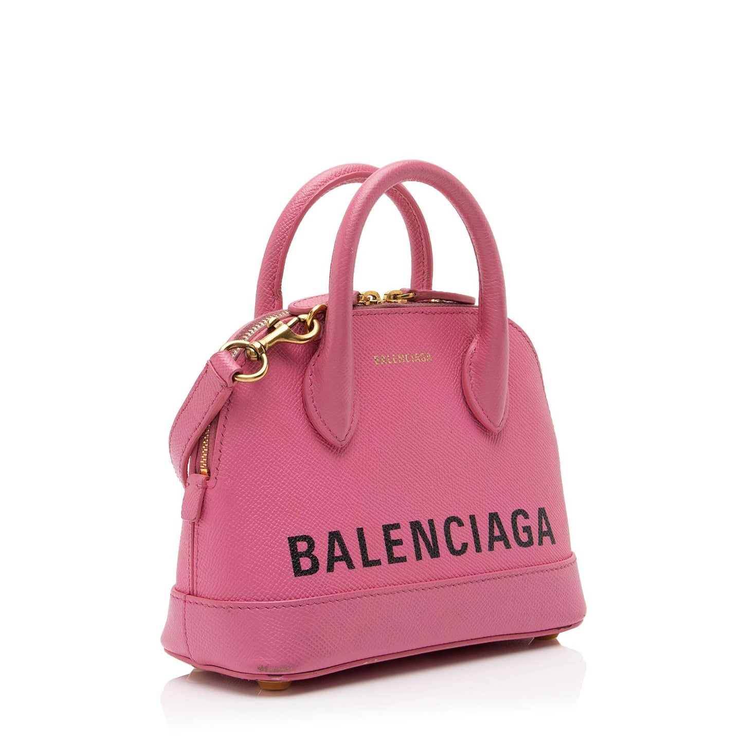 Luxury Balenciaga Grained Calfskin Ville XXS Top Handle Bag (SHF-23463)