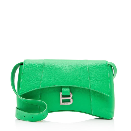Luxury Balenciaga Grainy Calfskin Soft Hourglass XS Shoulder Bag (SHF-6CEwfP)