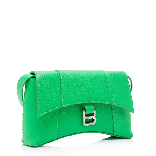 Luxury Balenciaga Grainy Calfskin Soft Hourglass XS Shoulder Bag (SHF-6CEwfP)
