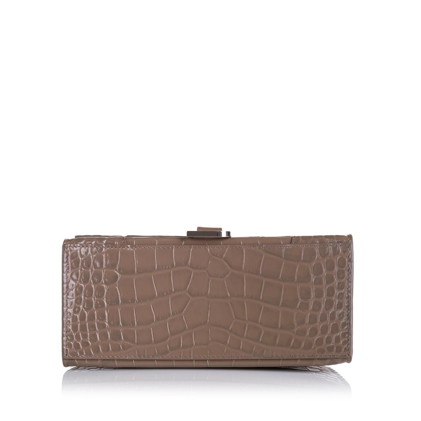 Luxury Balenciaga Hourglass Embossed Leather Satchel (SHG-36403)