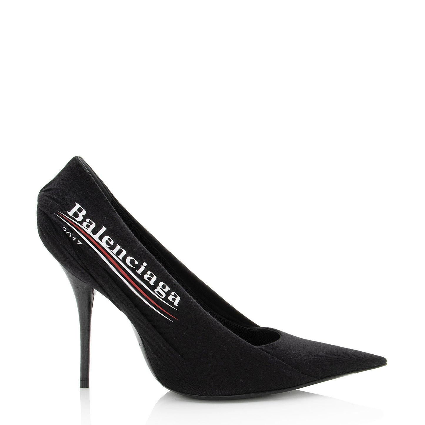 Luxury Balenciaga Jersey Logo Knife Pumps - Size 10 / 40 (SHF-klSg57)