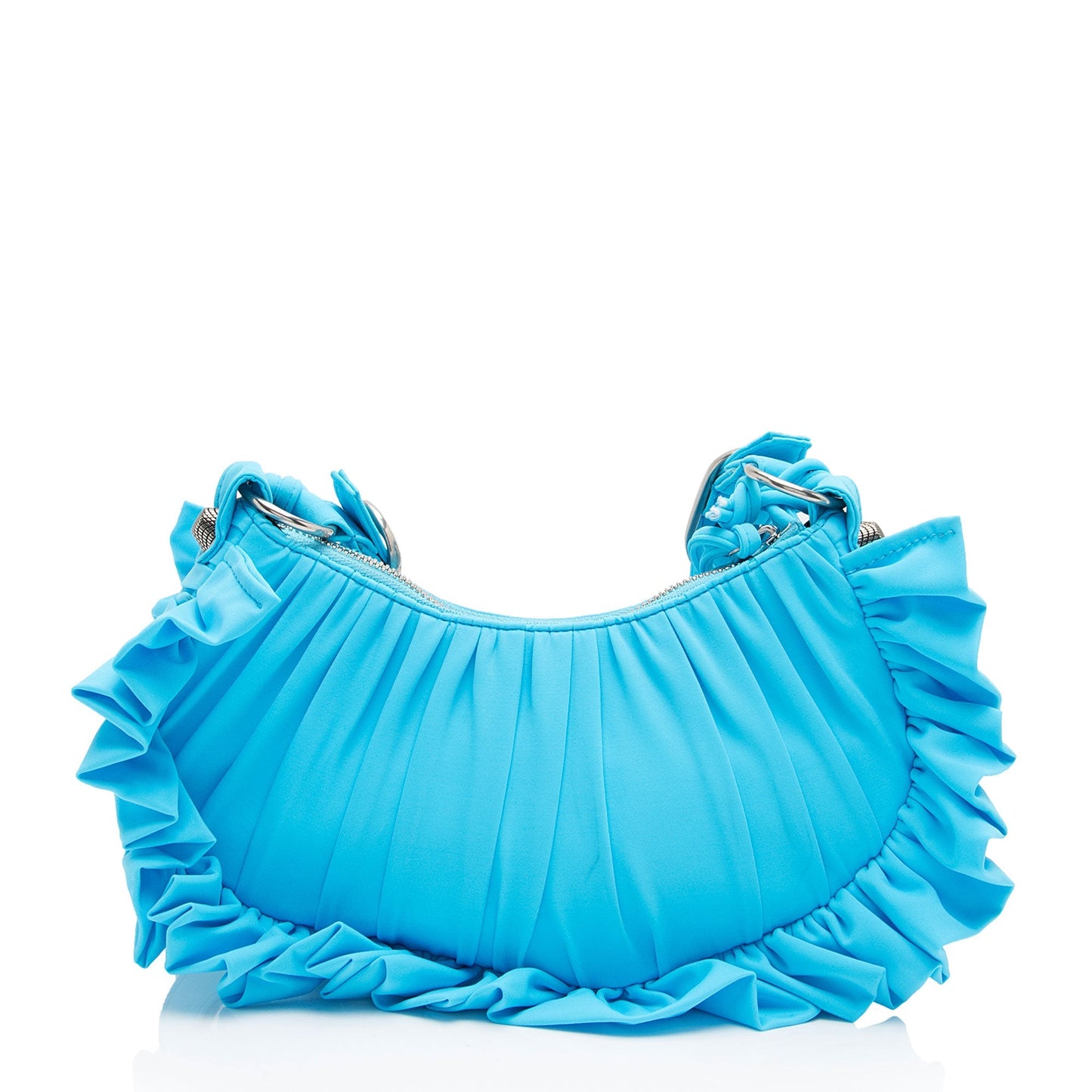 Luxury Balenciaga Jersey Ruffles Le Cagole XS Shoulder Bag (SHF-gvOjYM)