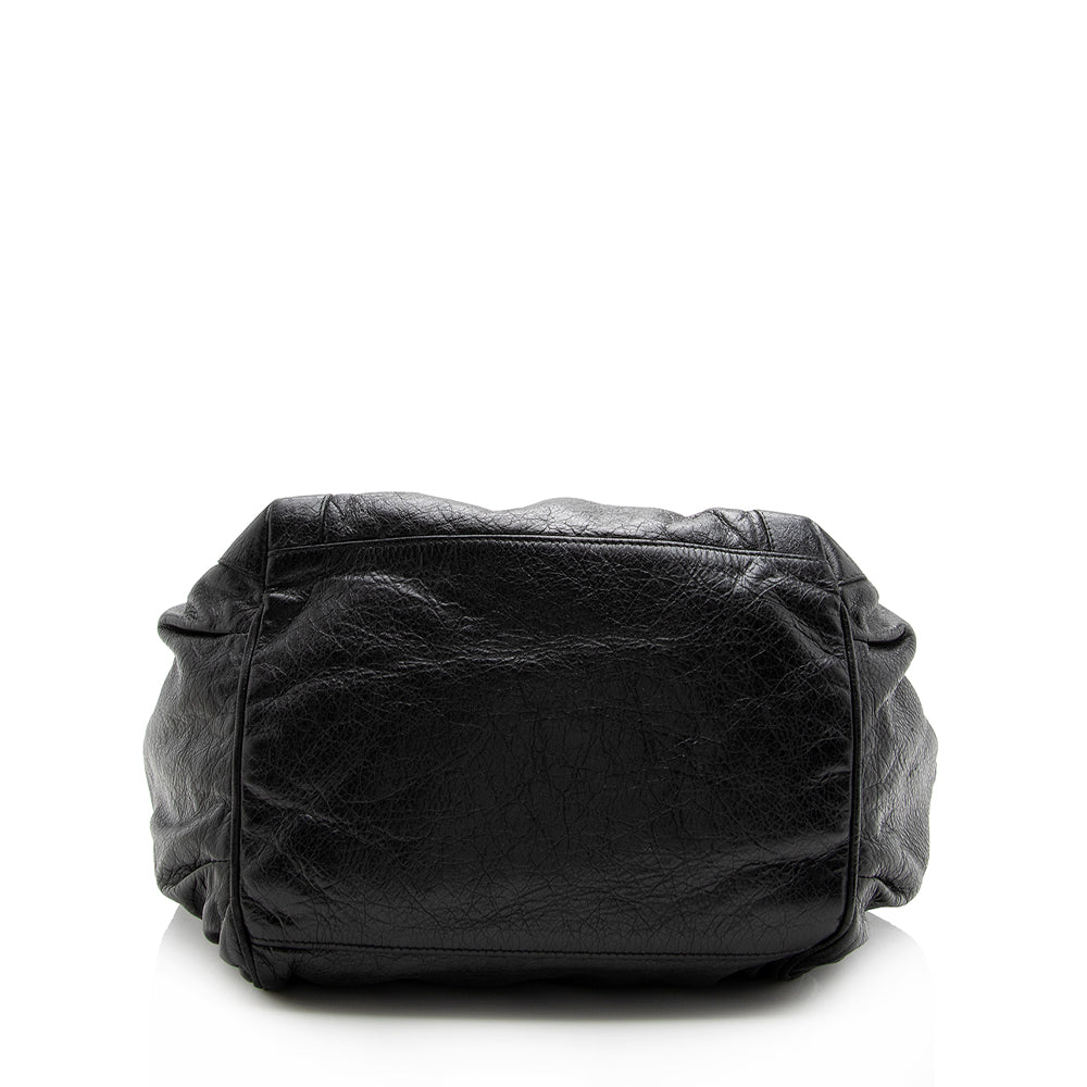 Luxury Balenciaga Lambskin Sunday S Tote (SHF-13688)