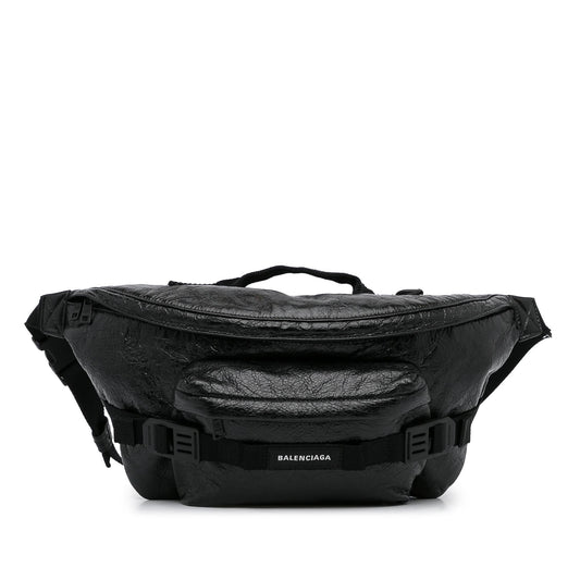 Luxury Balenciaga Large Arena Lambskin Army Belt Bag (SHG-Jnp4M0)