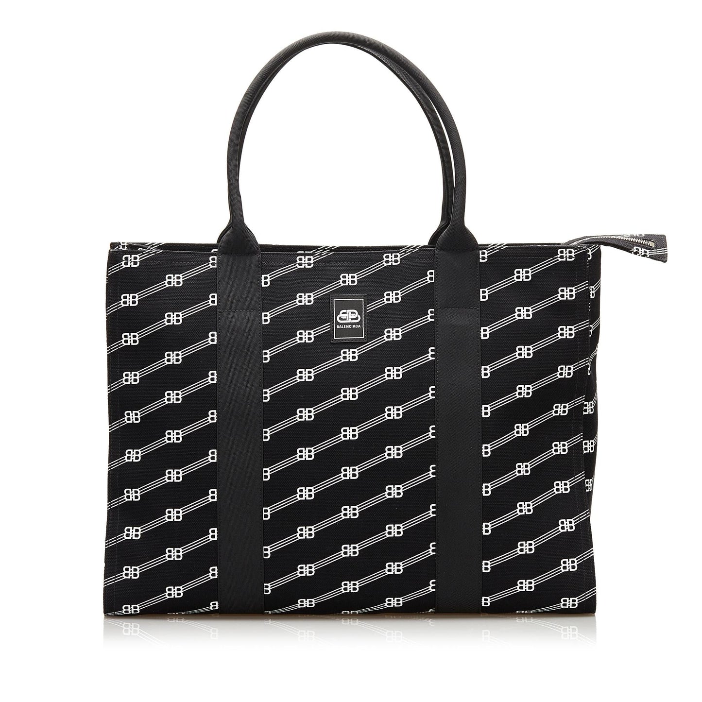Luxury Balenciaga Large Canvas BB Tote (SHG-35379)