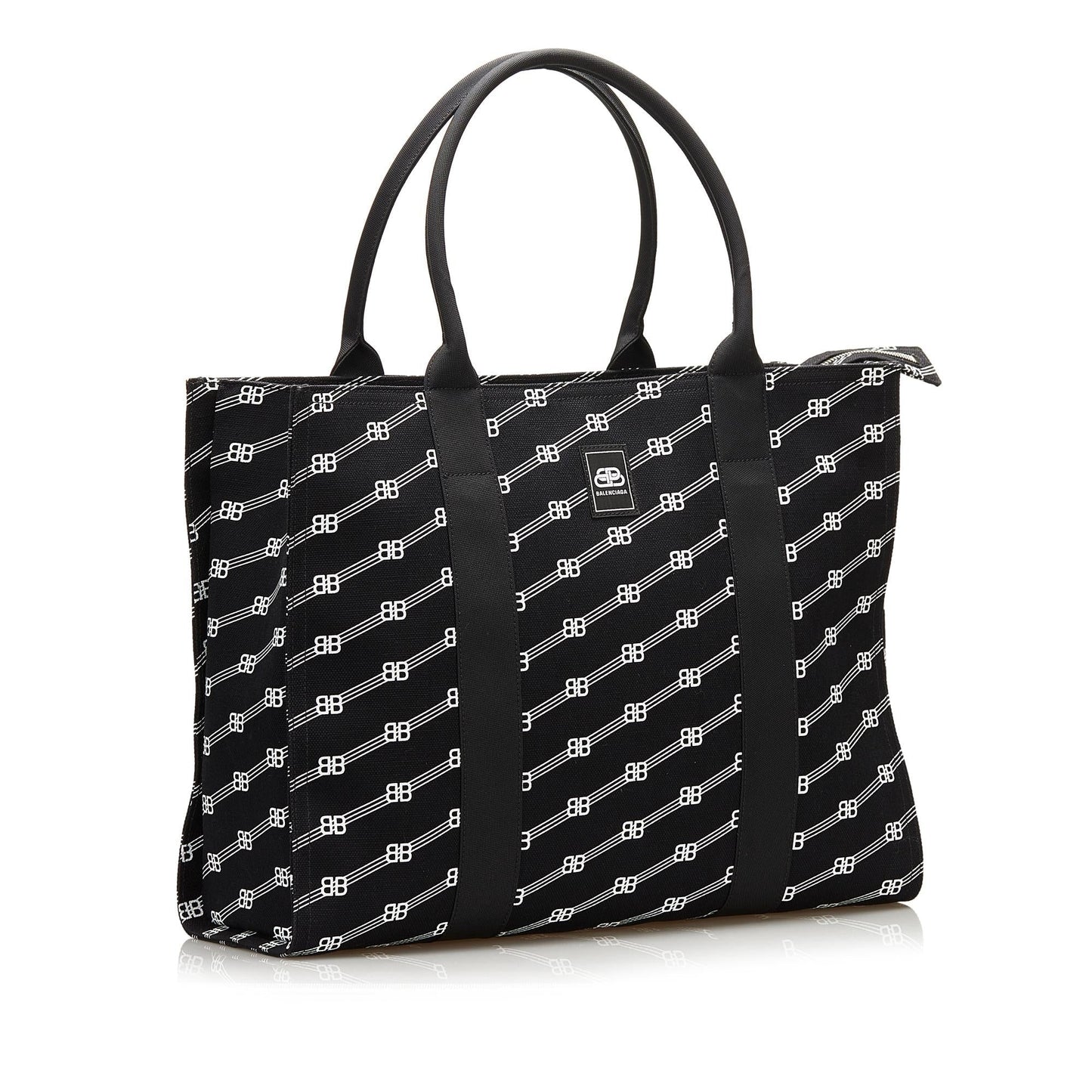 Luxury Balenciaga Large Canvas BB Tote (SHG-35379)