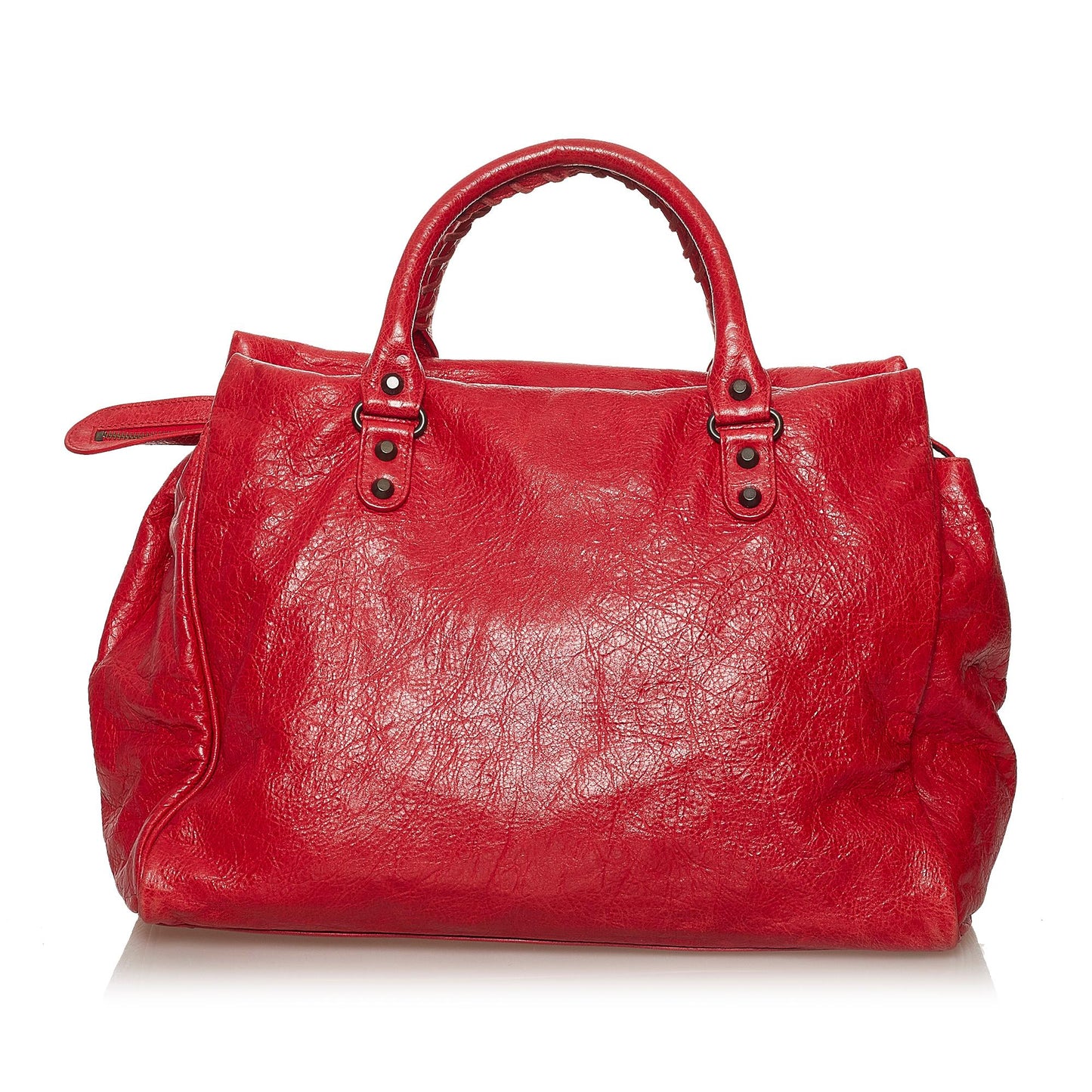 Luxury Balenciaga Large Sunday Lambskin Leather Tote (SHG-28390)