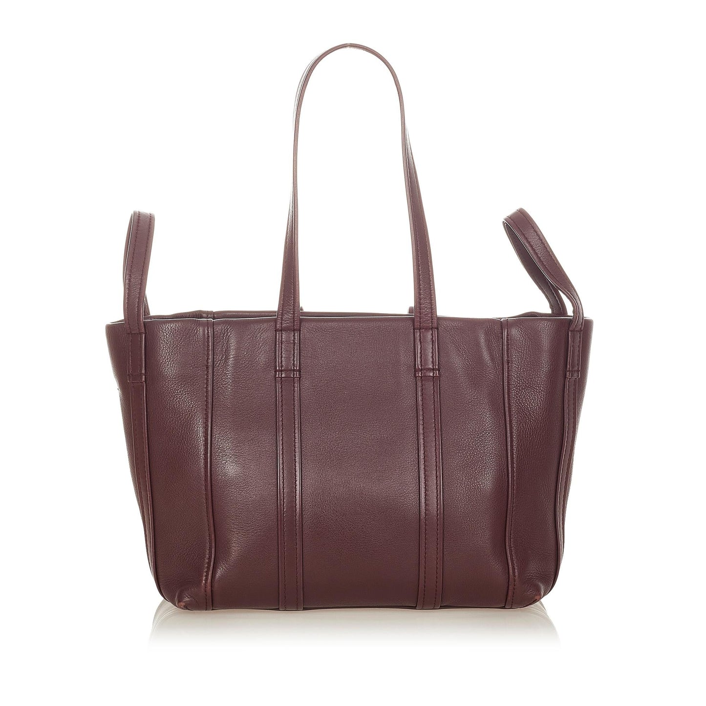 Luxury Balenciaga Laundry Cabas Leather Tote Bag (SHG-26247)