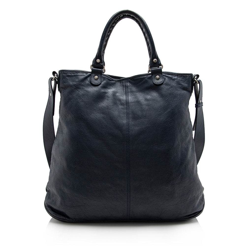 Luxury Balenciaga Leather Classic Square Tote - FINAL SALE (SHF-16560)