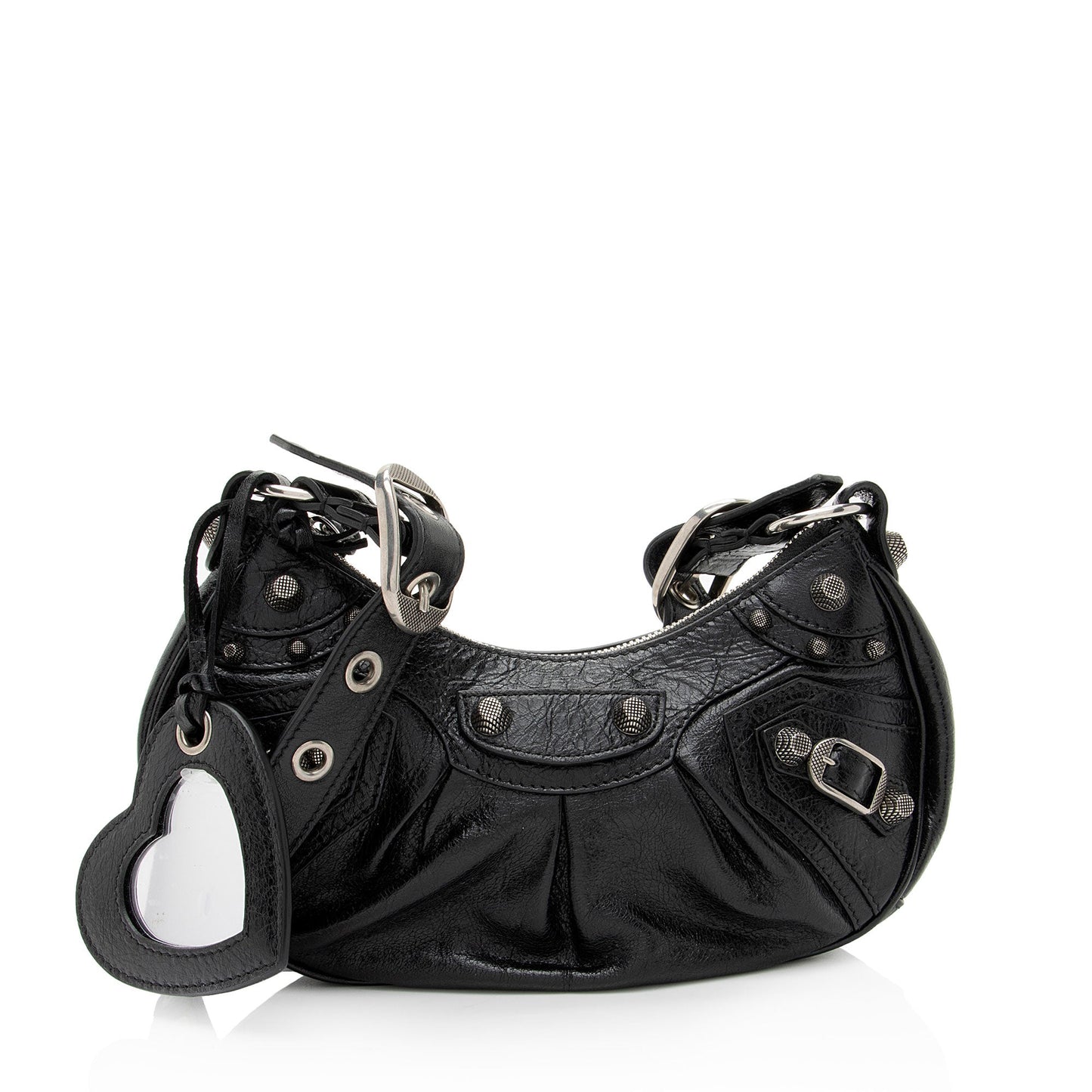 Luxury Balenciaga Leather Le Cagole XS Shoulder Bag (SHF-COlowa)