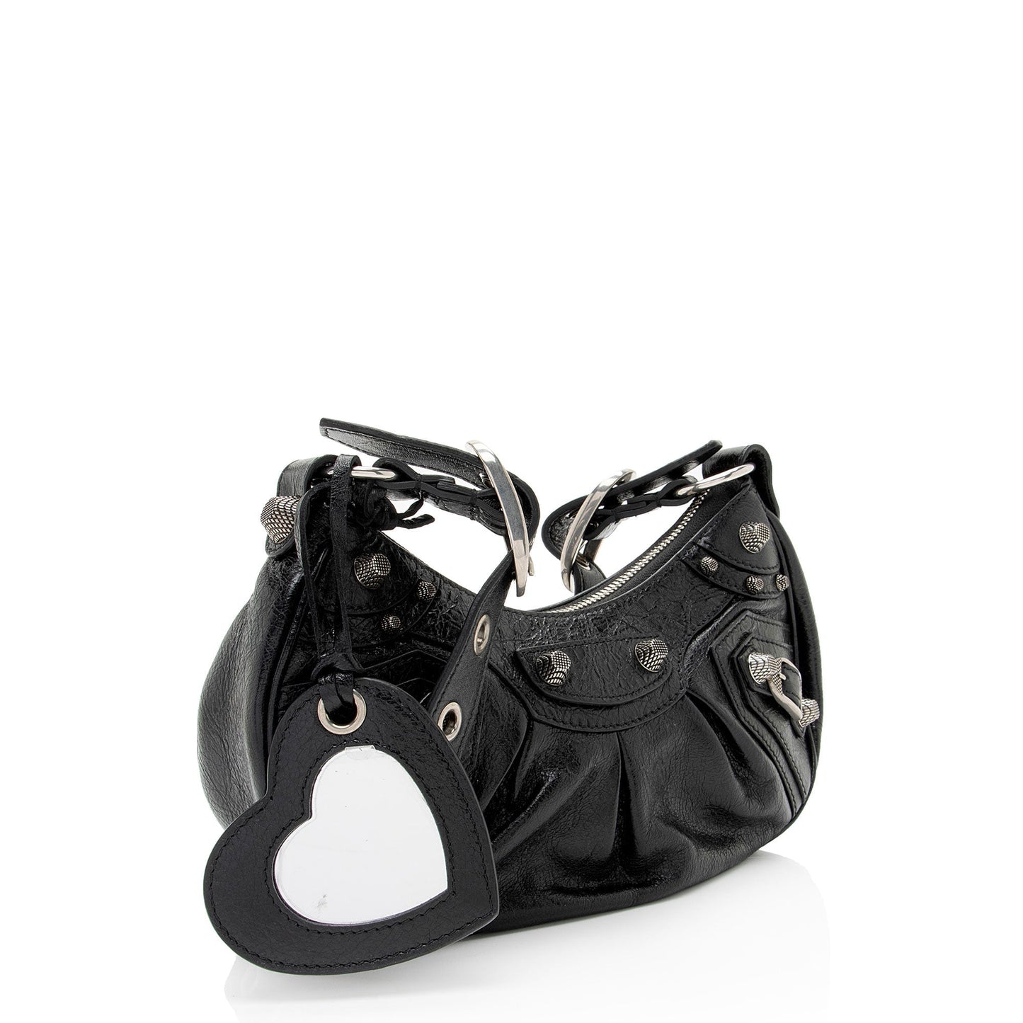 Luxury Balenciaga Leather Le Cagole XS Shoulder Bag (SHF-COlowa)