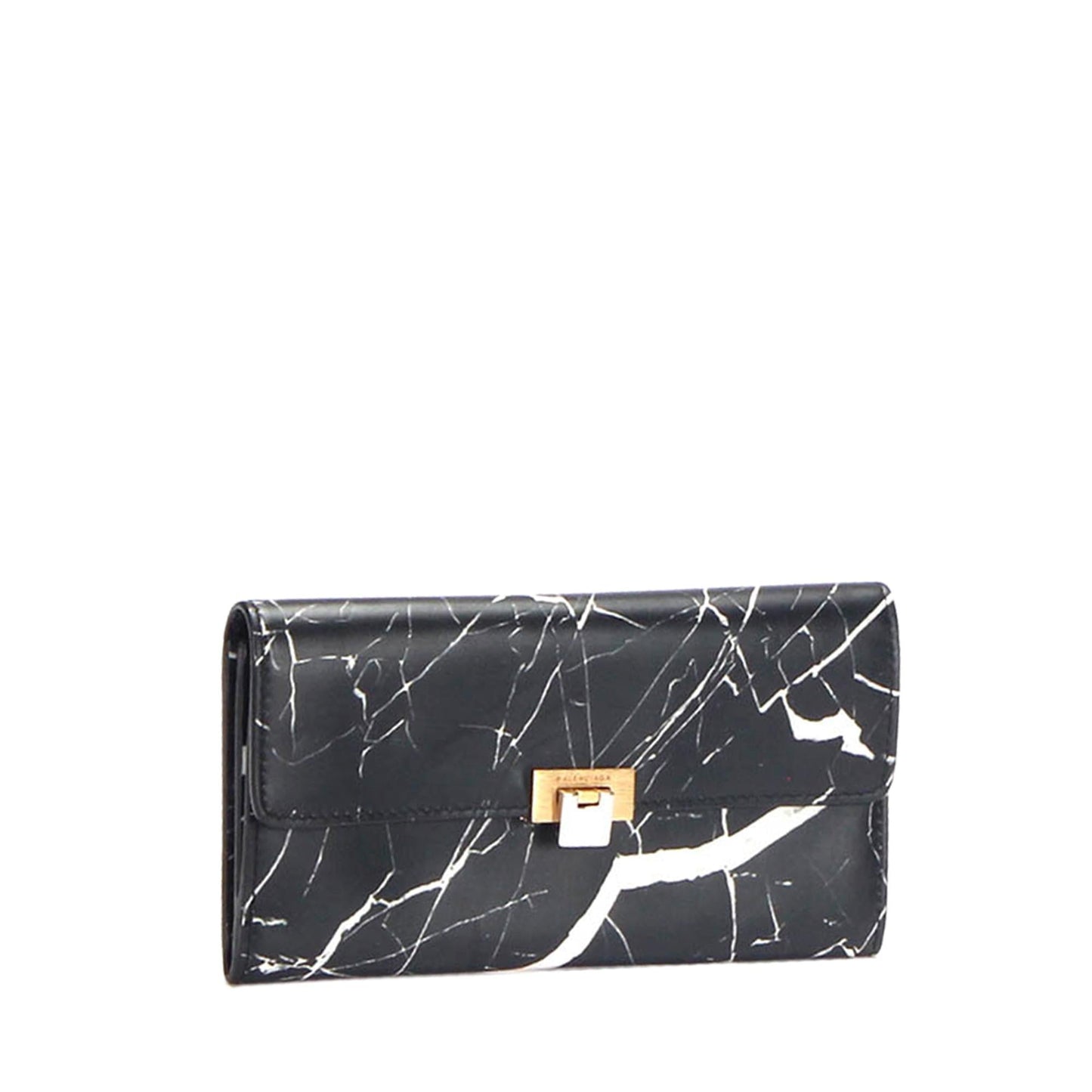 Luxury Balenciaga Leather Long Wallet (SHG-24751)