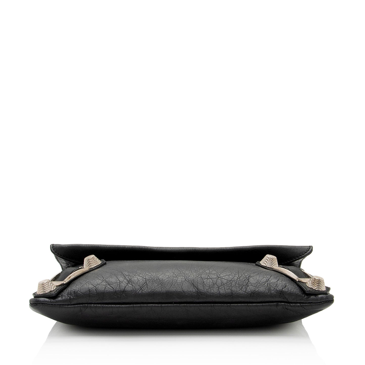 Luxury Balenciaga Leather Motocross Giant 12 Envelope Clutch (SHF-J9PWli)