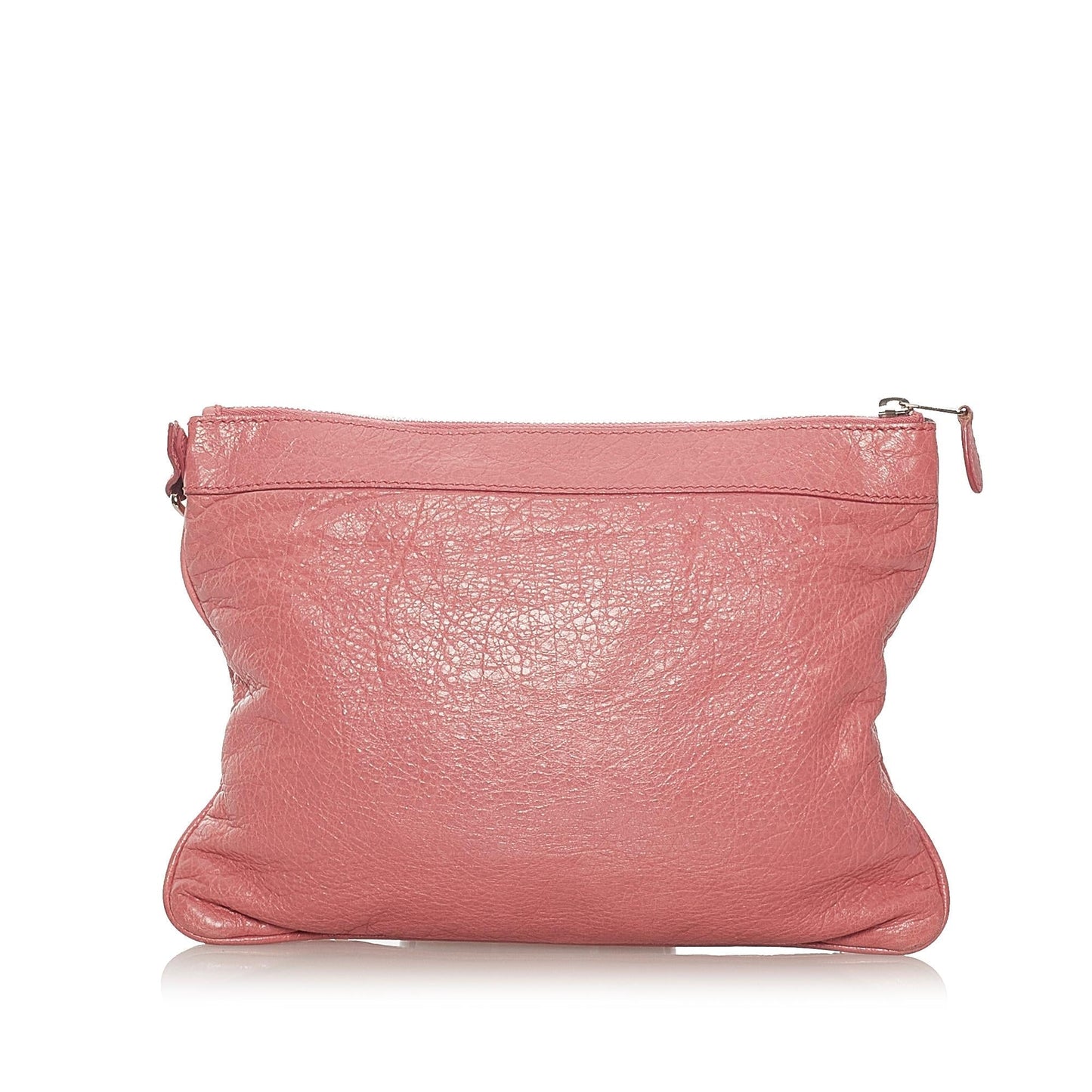 Luxury Balenciaga Leather Motocross Giant 12 Flat Clutch (SHG-27655)