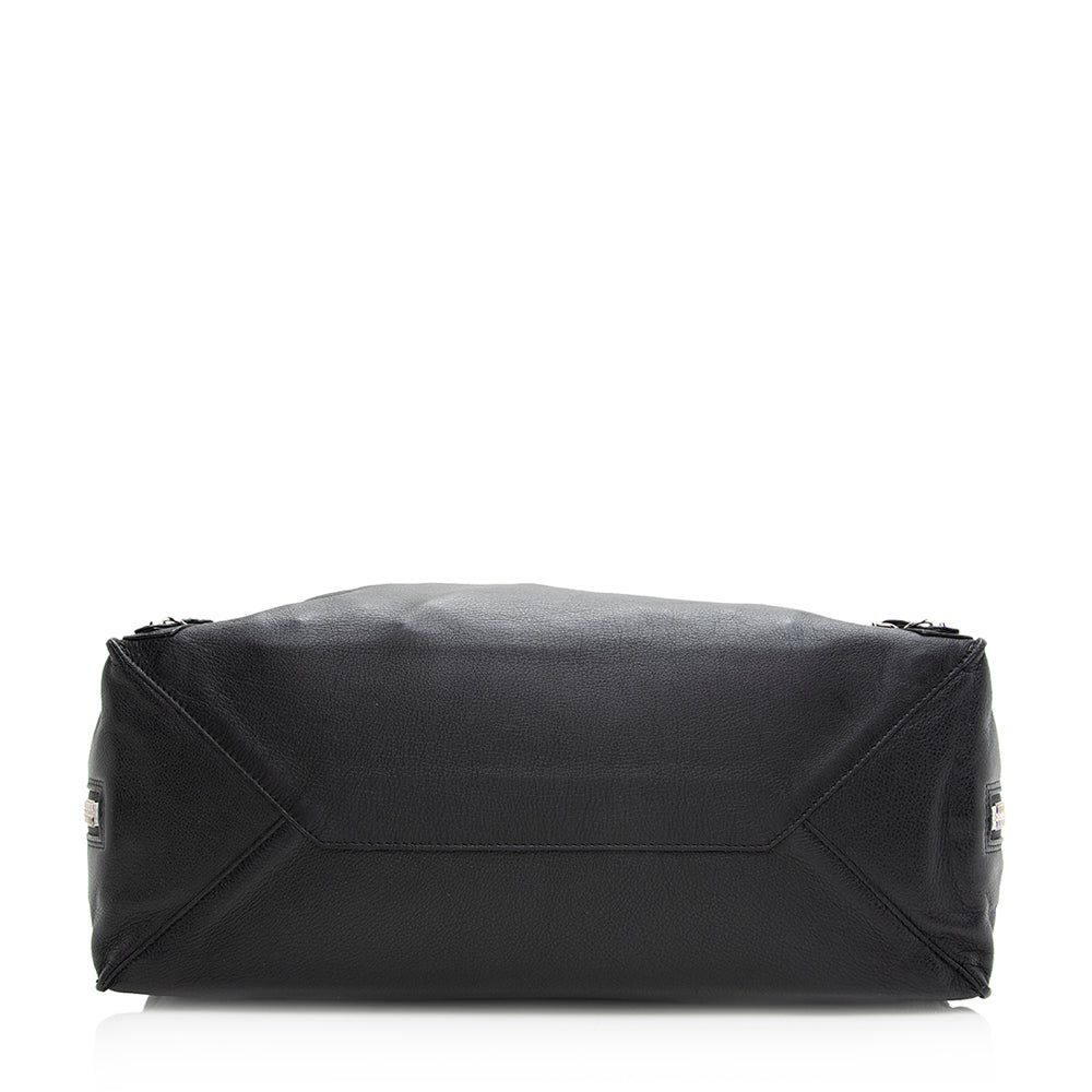 Luxury Balenciaga Leather Papier B4 Side Zip Tote (SHF-20383)