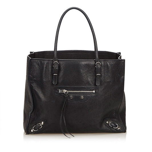 Luxury Balenciaga Leather Papier Mini A5 Tote - FINAL SALE (SHF-10282)