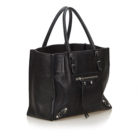 Luxury Balenciaga Leather Papier Mini A5 Tote - FINAL SALE (SHF-10282)