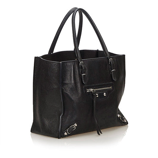 Luxury Balenciaga Leather Papier Mini A5 Tote - FINAL SALE (SHF-10282)