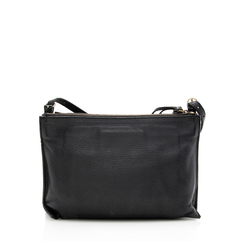 Luxury Balenciaga Leather Papier Triple Crossbody Bag - FINAL SALE (SHF-19541)