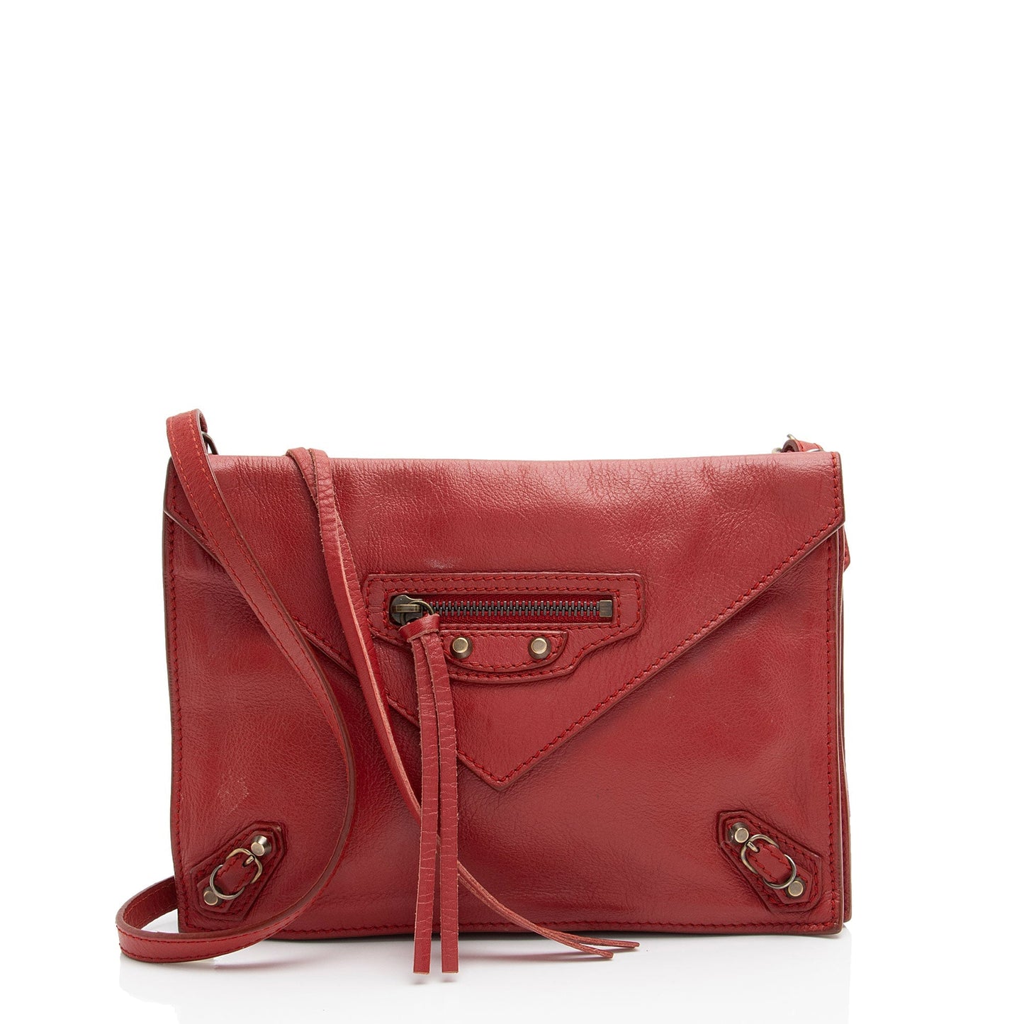 Luxury Balenciaga Leather Papier Triple Crossbody (SHF-9kID2H)