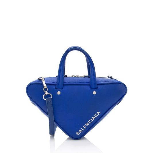 Luxury Balenciaga Leather S Triangle Satchel (SHF-0uqYoH)