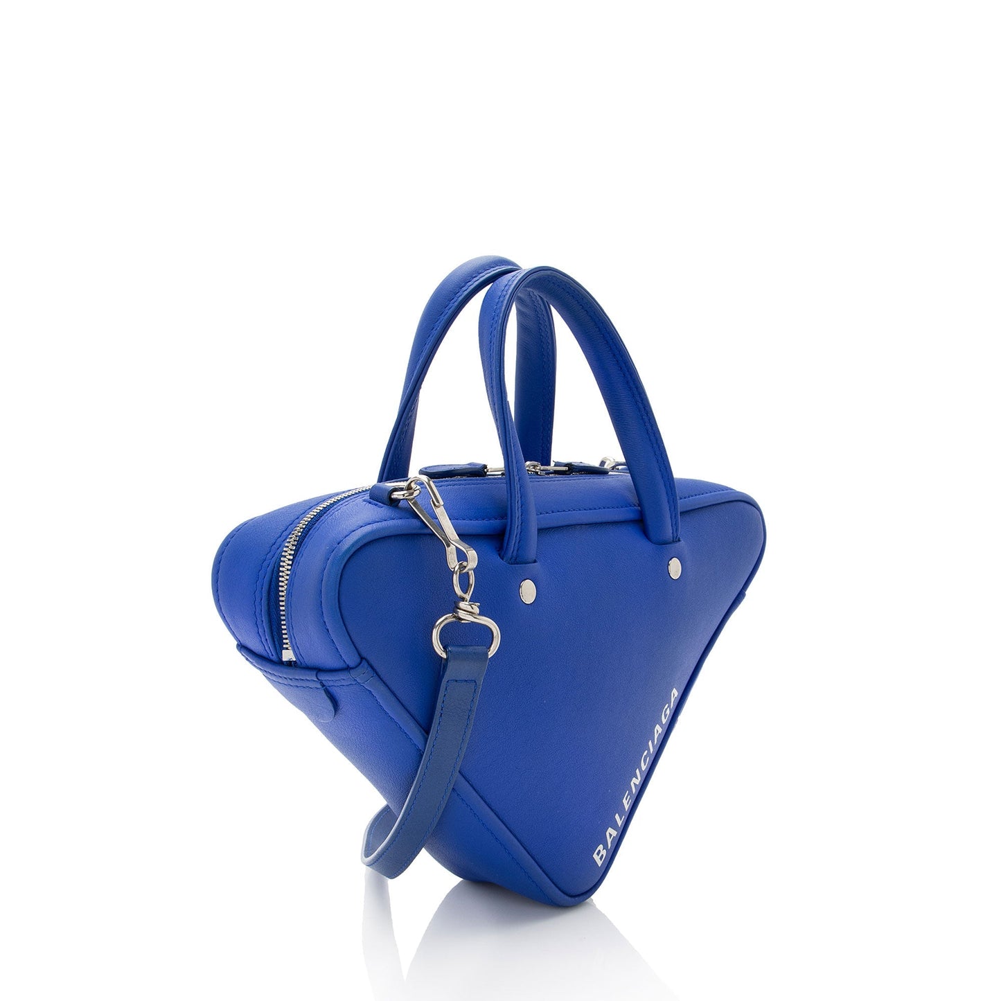 Luxury Balenciaga Leather S Triangle Satchel (SHF-0uqYoH)