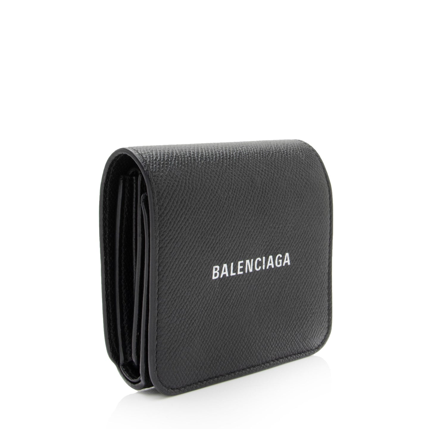 Luxury Balenciaga Leather Tri-Fold Wallet (SHF-dX86u1)