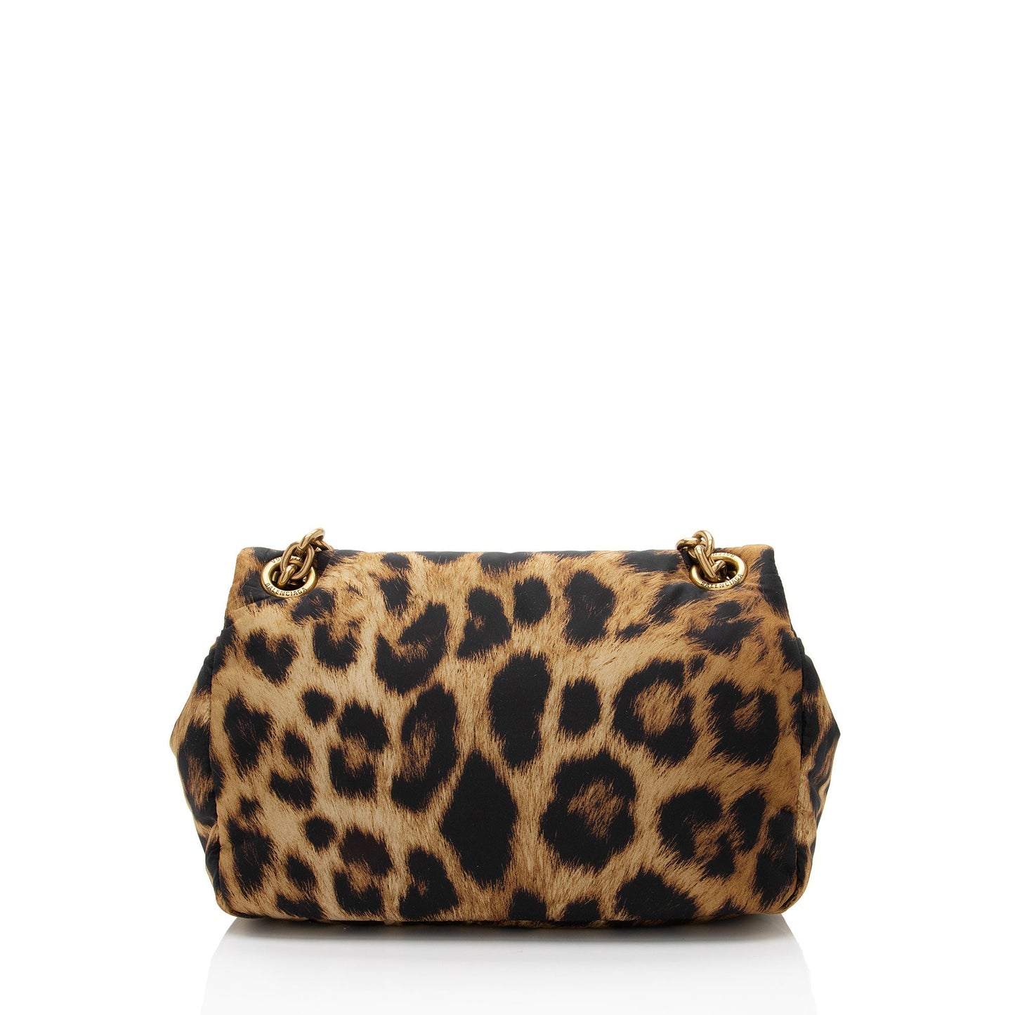 Luxury Balenciaga Nylon Leopard Monaco Mini Shoulder Bag (SHF-WvmJR1)