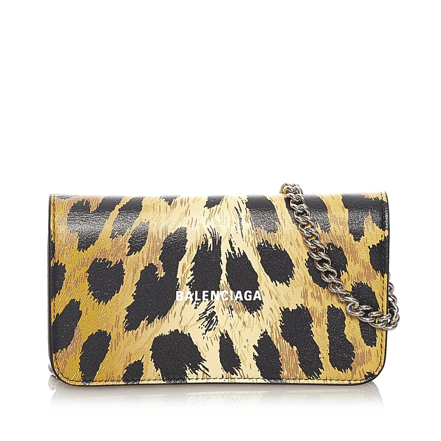 Luxury Balenciaga Leopard Print Leather Shoulder Bag (SHG-27193)