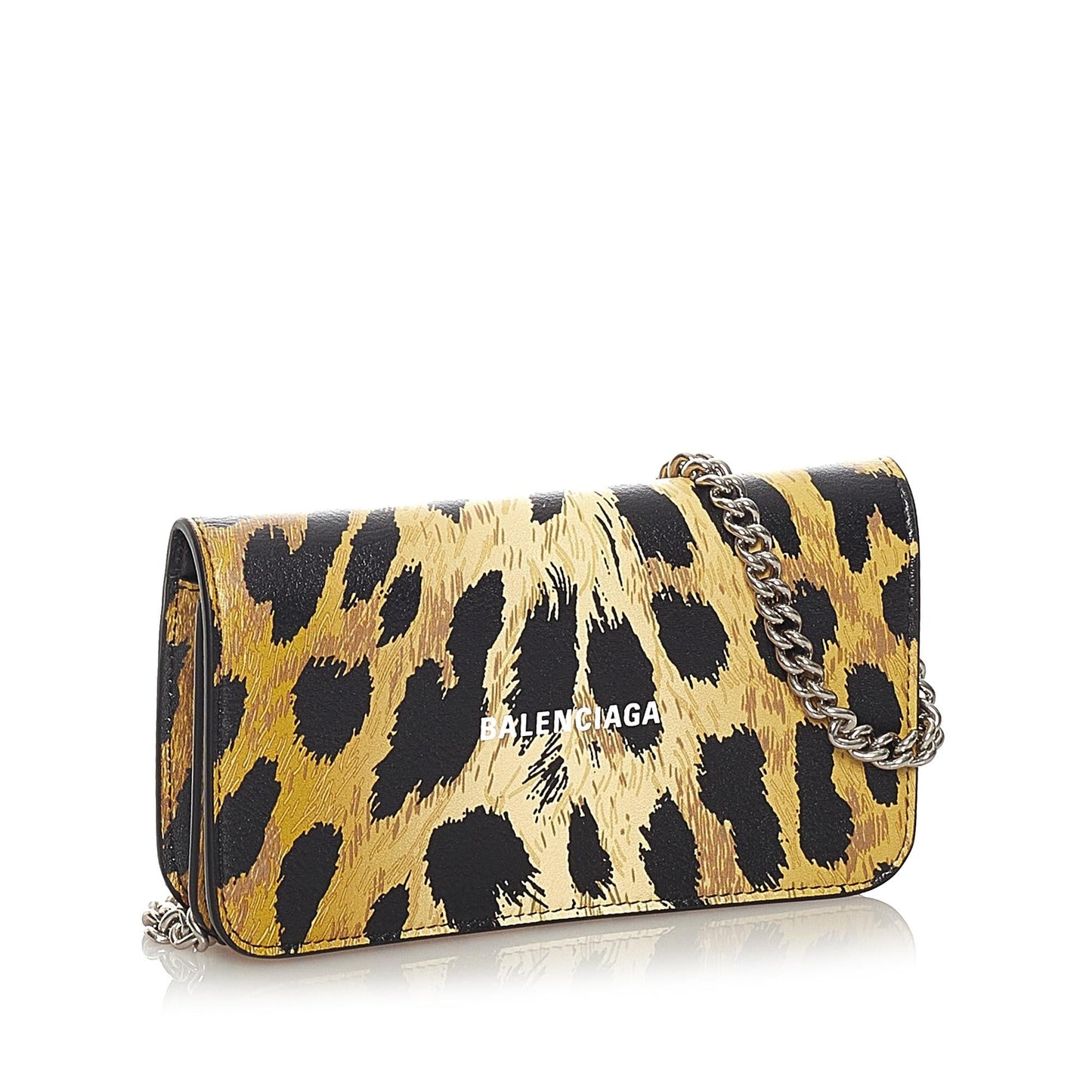Luxury Balenciaga Leopard Print Leather Shoulder Bag (SHG-27193)