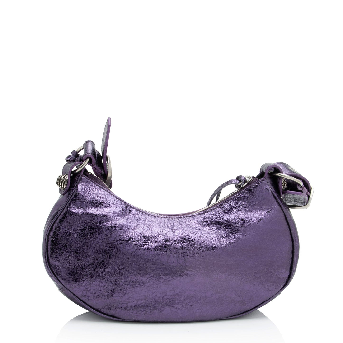 Luxury Balenciaga Metallic Le Cagole XS Shoulder Bag (SHF-AnLyIe)