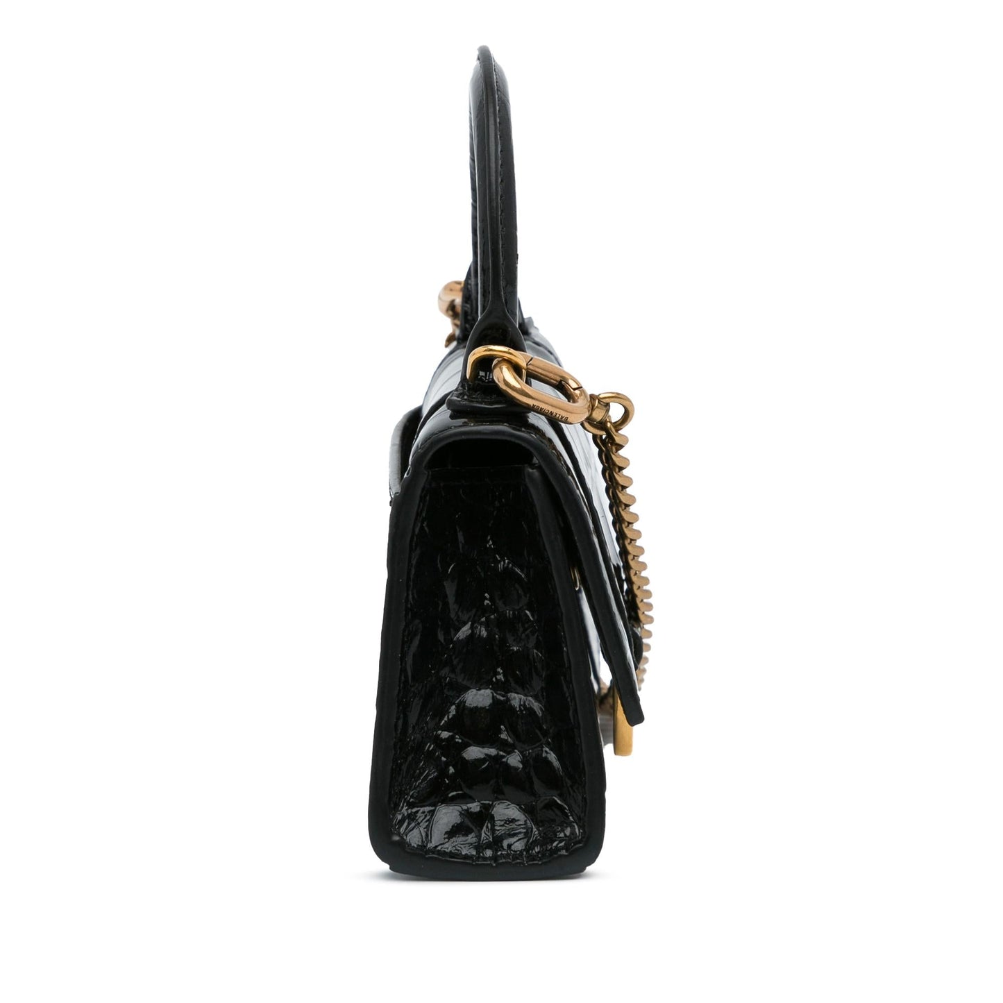 Luxury Balenciaga Mini Embossed Leather Hourglass (SHG-9K7ahx)