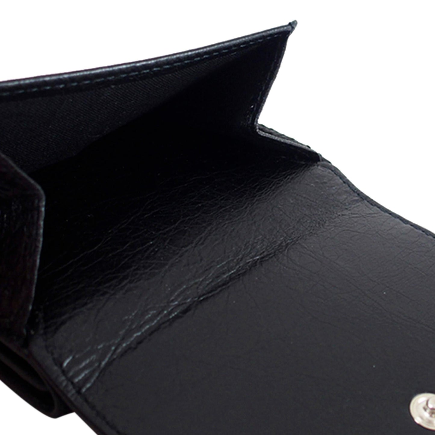 Luxury Balenciaga Mini Motocross Classic Tri-fold Wallet (SHG-YCoweJ)