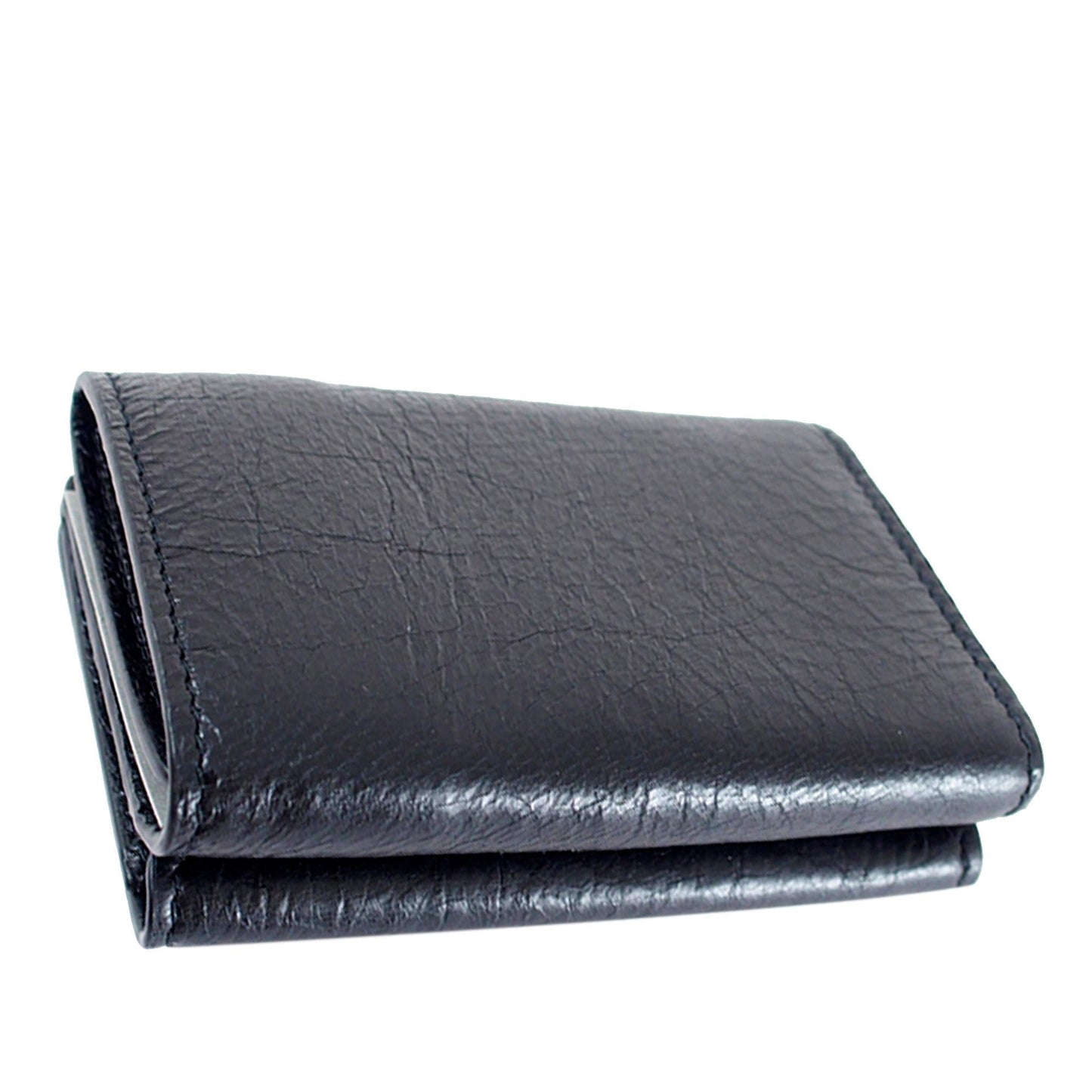 Luxury Balenciaga Mini Motocross Classic Tri-fold Wallet (SHG-YCoweJ)