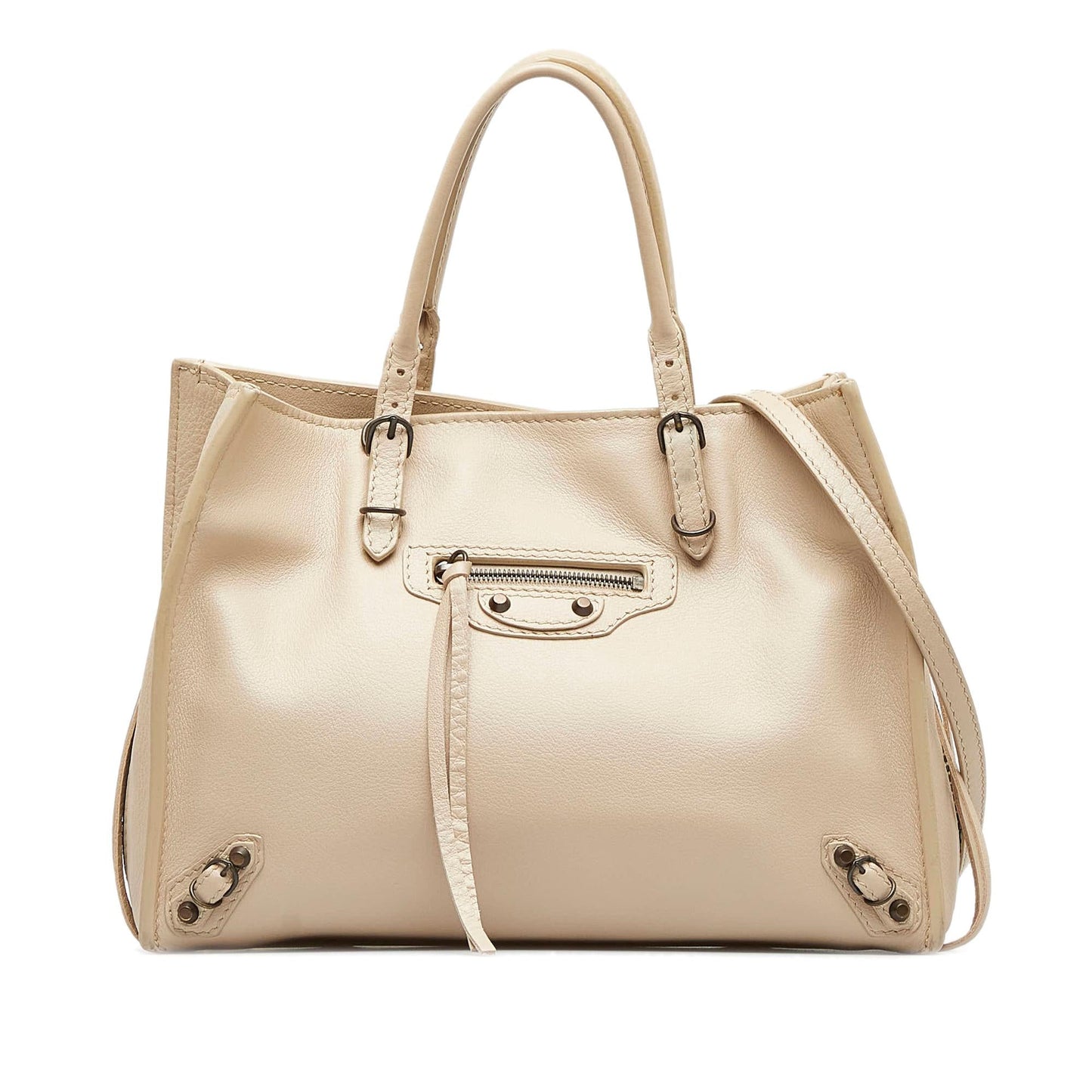 Luxury Balenciaga Mini Papier A6 Zip-Around Satchel (SHG-TOGMMT)