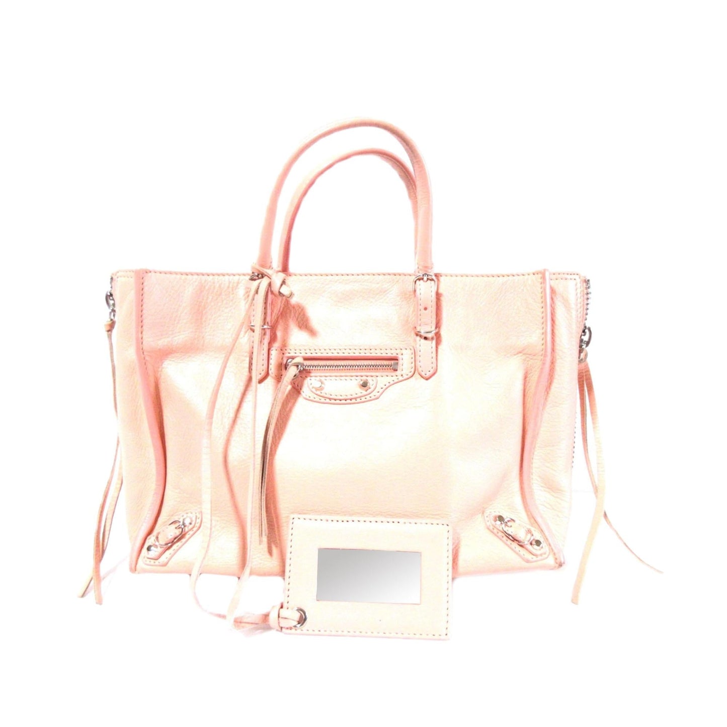 Luxury Balenciaga Mini Papier A6 Zip-Around Satchel (SHG-U4I5H7)