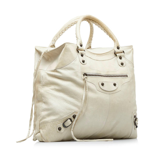 Luxury Balenciaga Motocross Brief Giant 21 Tote (SHG-HkT8kW)