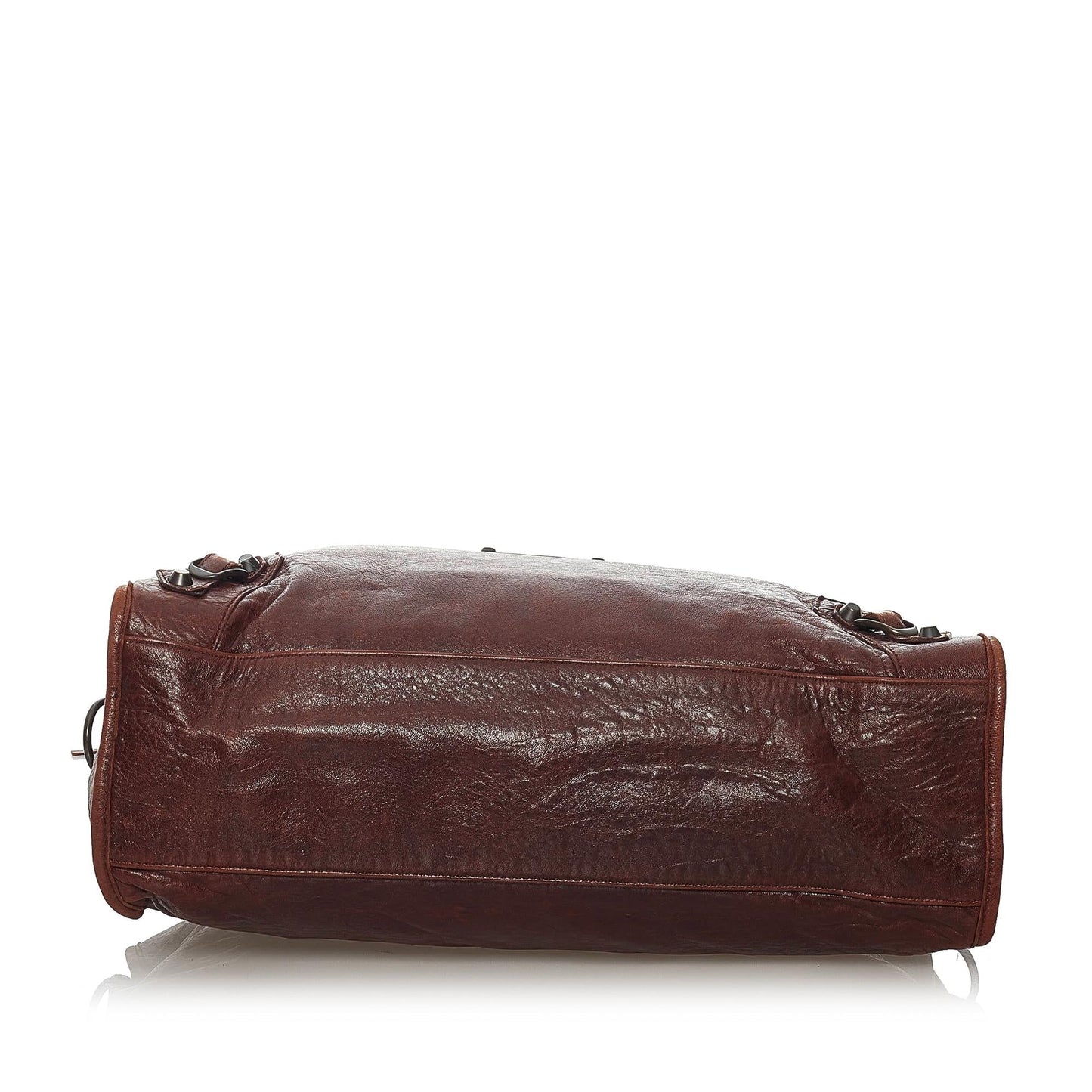 Luxury Balenciaga Motocross Classic City Lambskin Leather Satchel (SHG-29246)