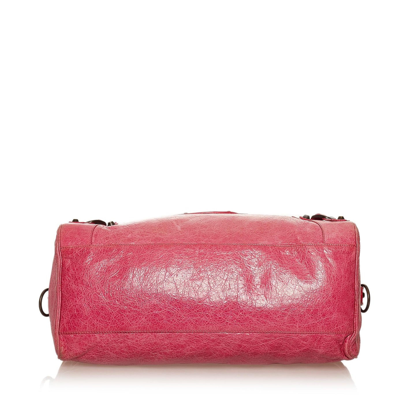 Luxury Balenciaga Motocross Classic City Lambskin Leather Satchel (SHG-29314)