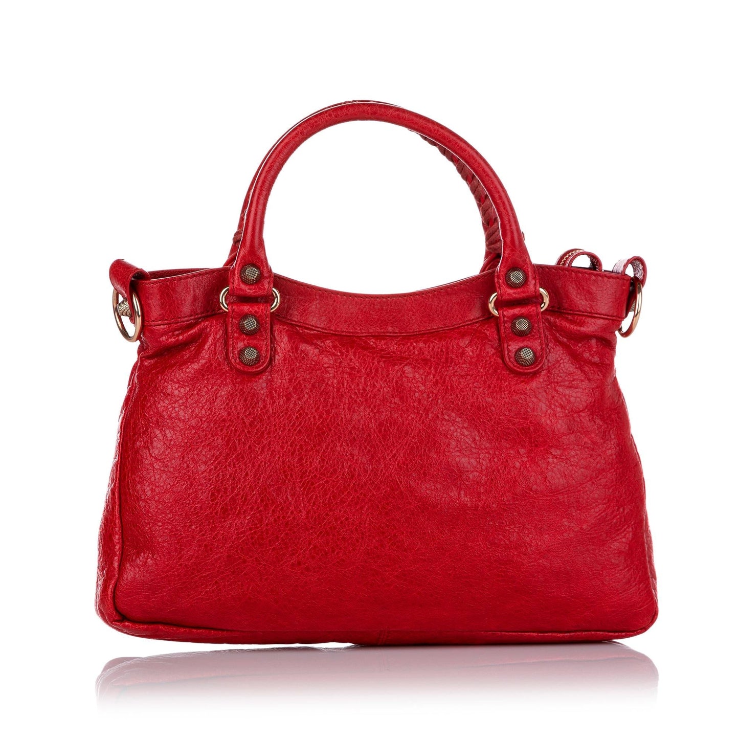 Luxury Balenciaga Motocross Classic City Leather Satchel (SHG-27151)