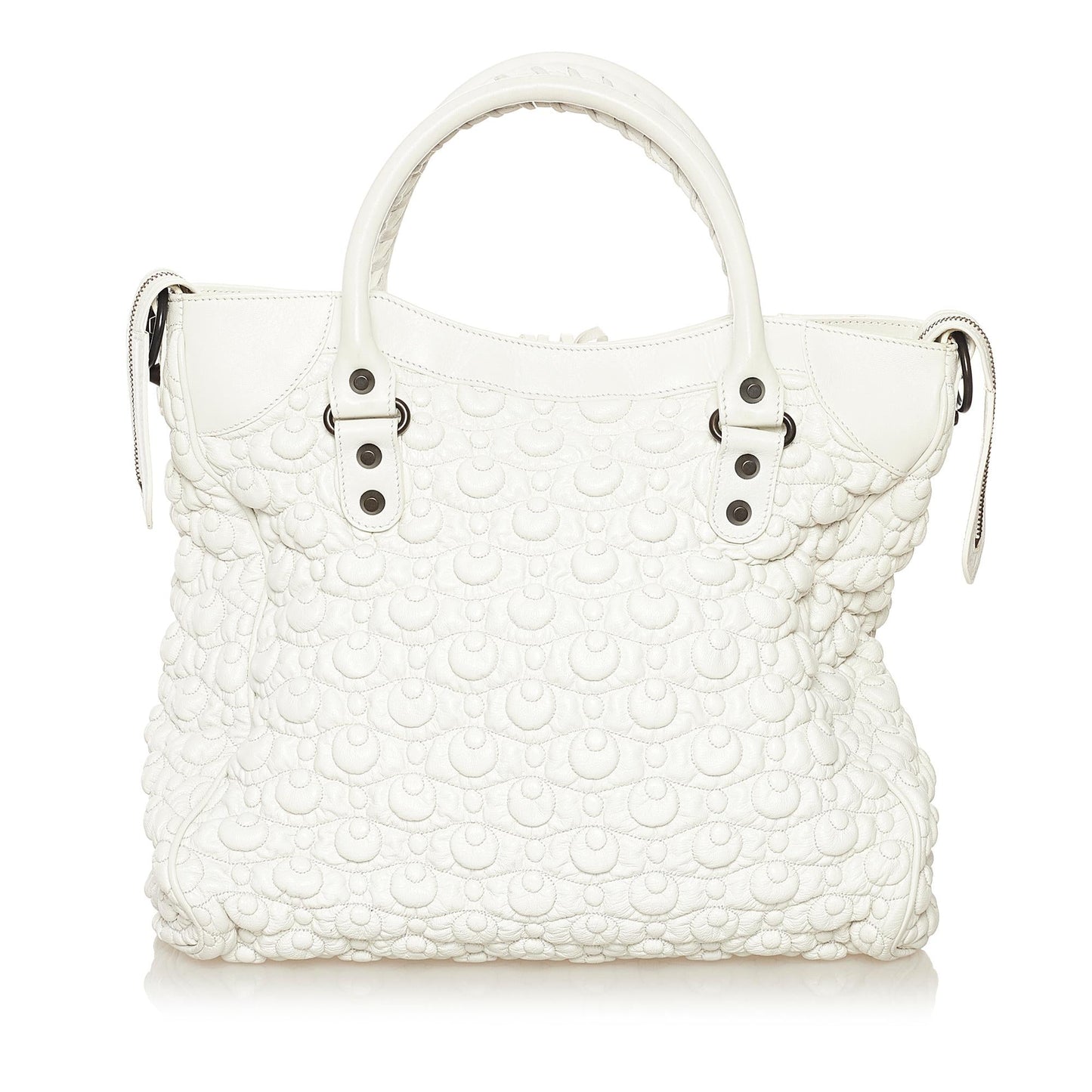 Luxury Balenciaga Motocross Classic City Matelasse Leather Handbag (SHG-34341)