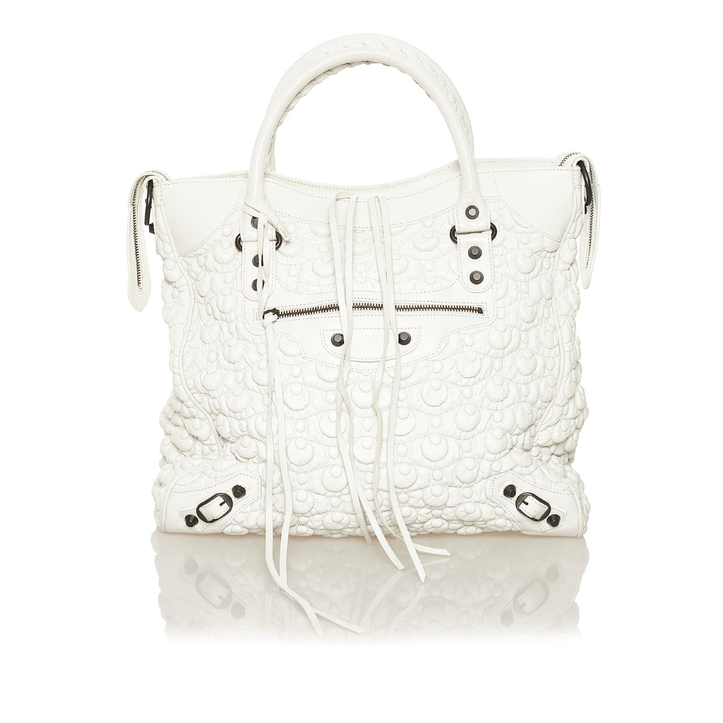Luxury Balenciaga Motocross Classic City Matelasse Leather Handbag (SHG-34341)