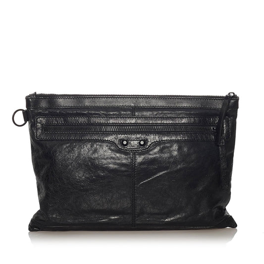 Luxury Balenciaga Motocross Classic Clip Clutch Bag (SHG-28184)